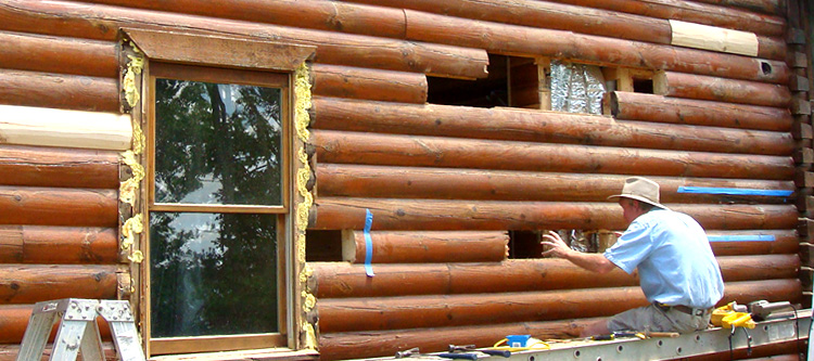 Log Home Repair Oxford, Alabama
